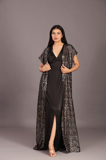 Black Cocktail Party Dress