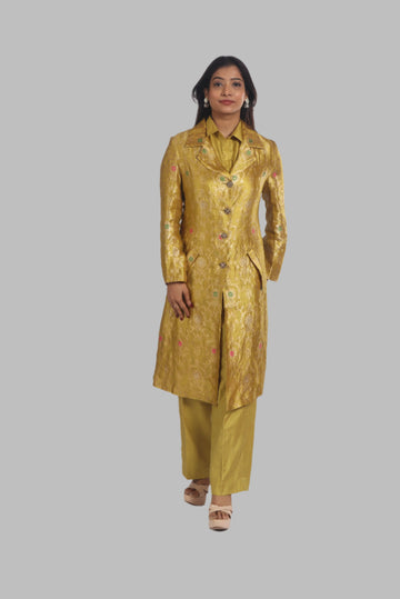 SUNSUIT SILK YELLOW SET