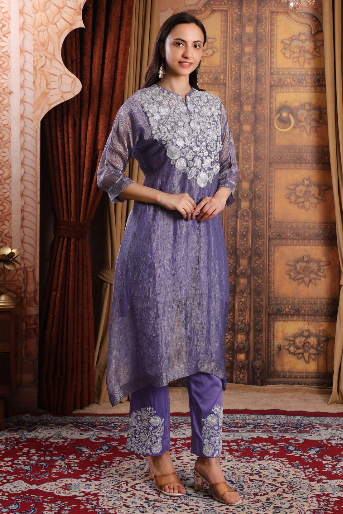 Royal modern purple co-ord set