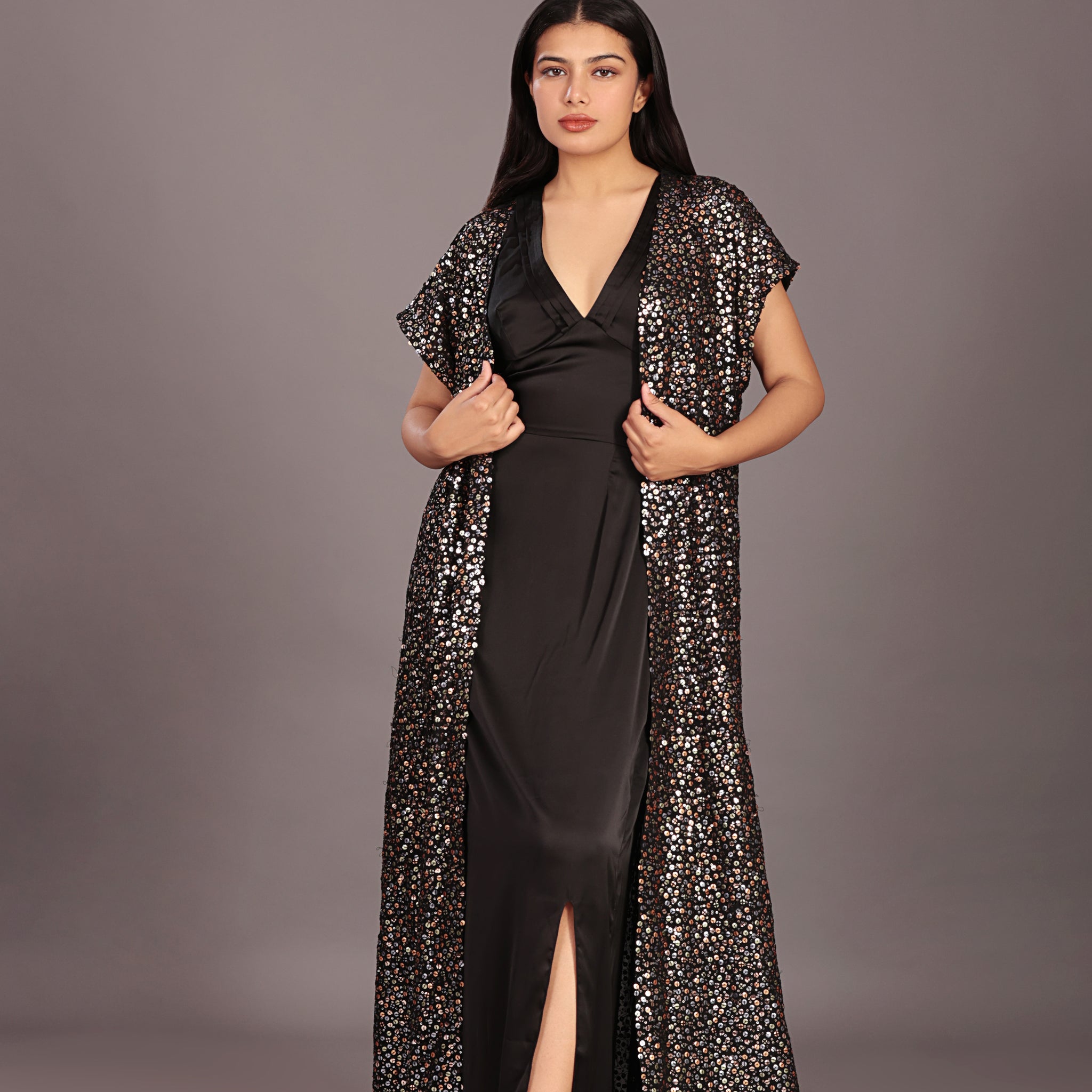 Black Cocktail Party Dress