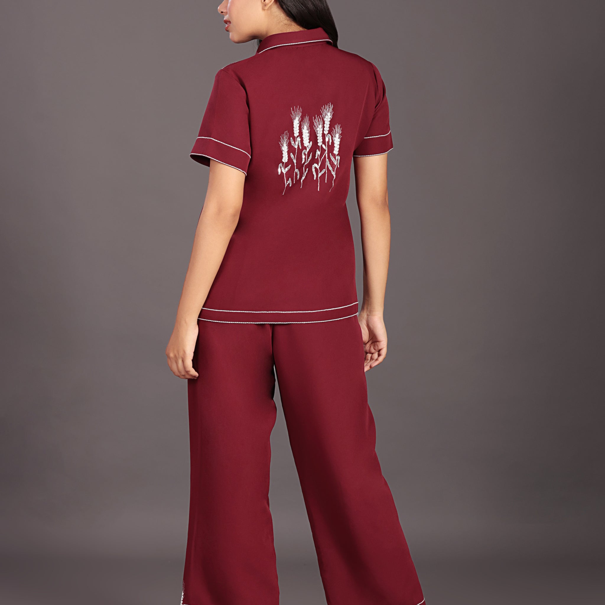 Maroon Classy Co-ord Set