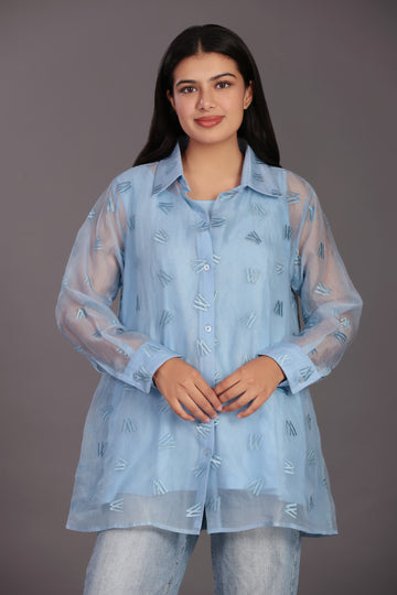 Light Blue Decent Shirt
