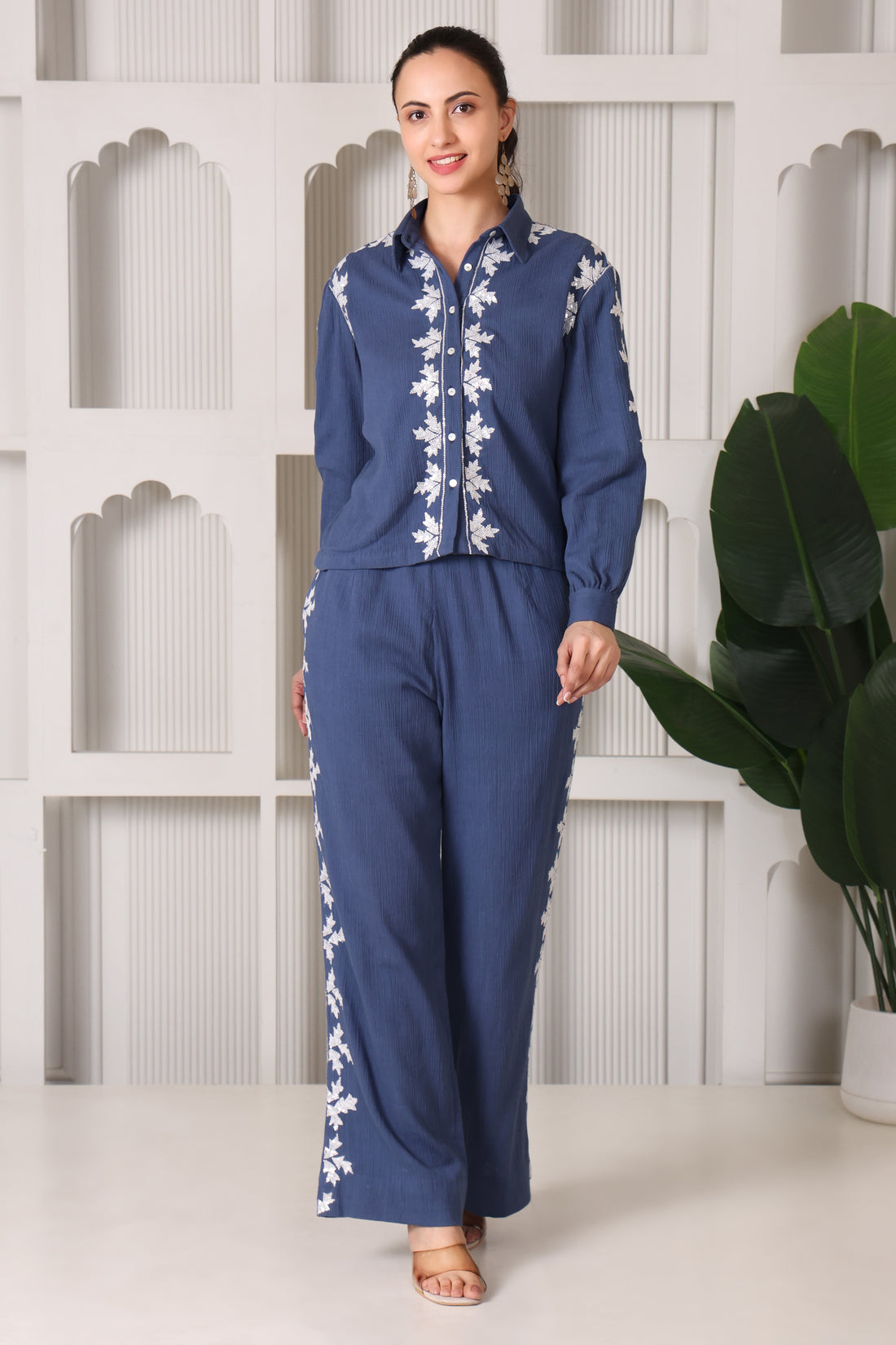 Blue classic co-ord set