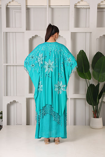 Neelam Flow Kaftan Gown