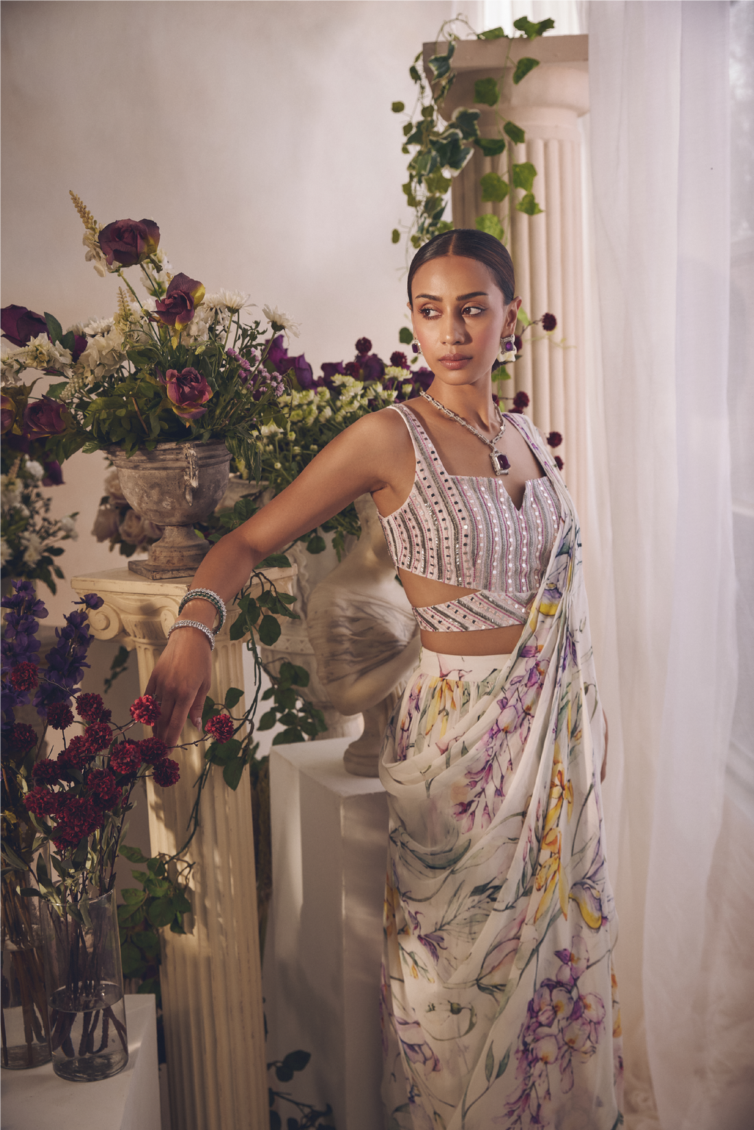 IRIS DRAPED SAREE