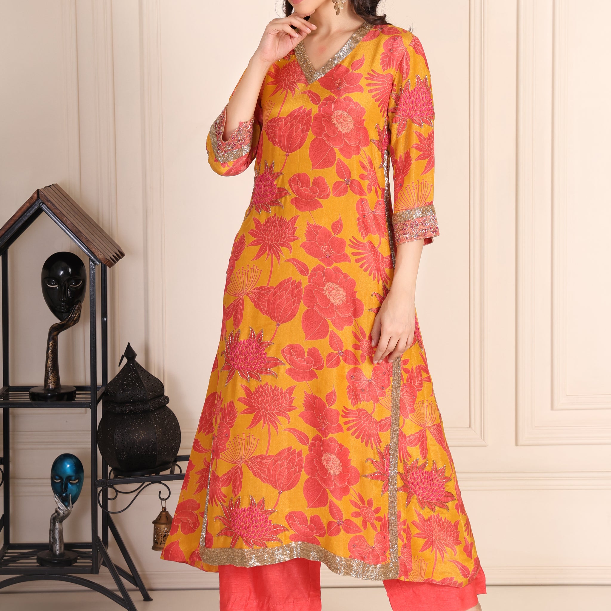 MARIGOLD BLOOM KURTA SET
